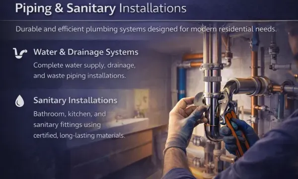 Piping & Sanitary Installations